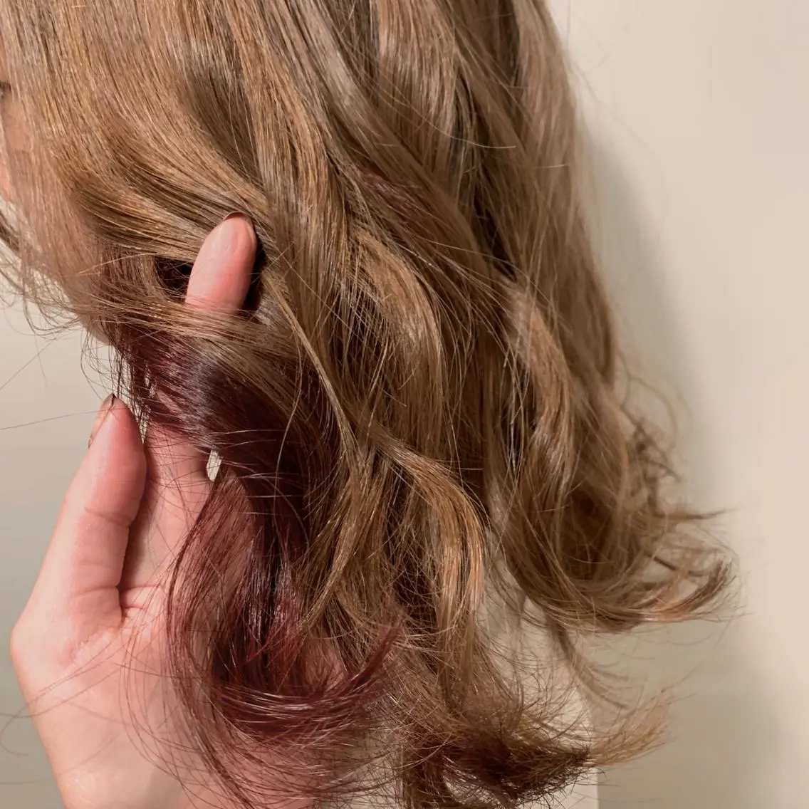 ミディアム カラー イヤリングカラー 【azure横浜】 🧸misaki🌸のヘアスタイル