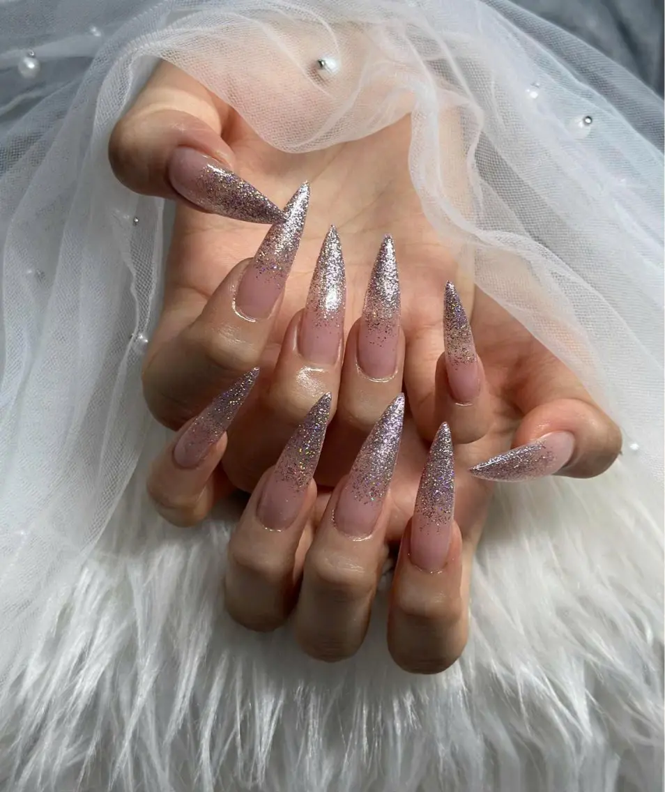 ネイル オーロラネイル フレンチネイル ジェルネイル ハロウィン 韓国ネイル ハンドネイル H.baby Nail Salonのネイルデザイン