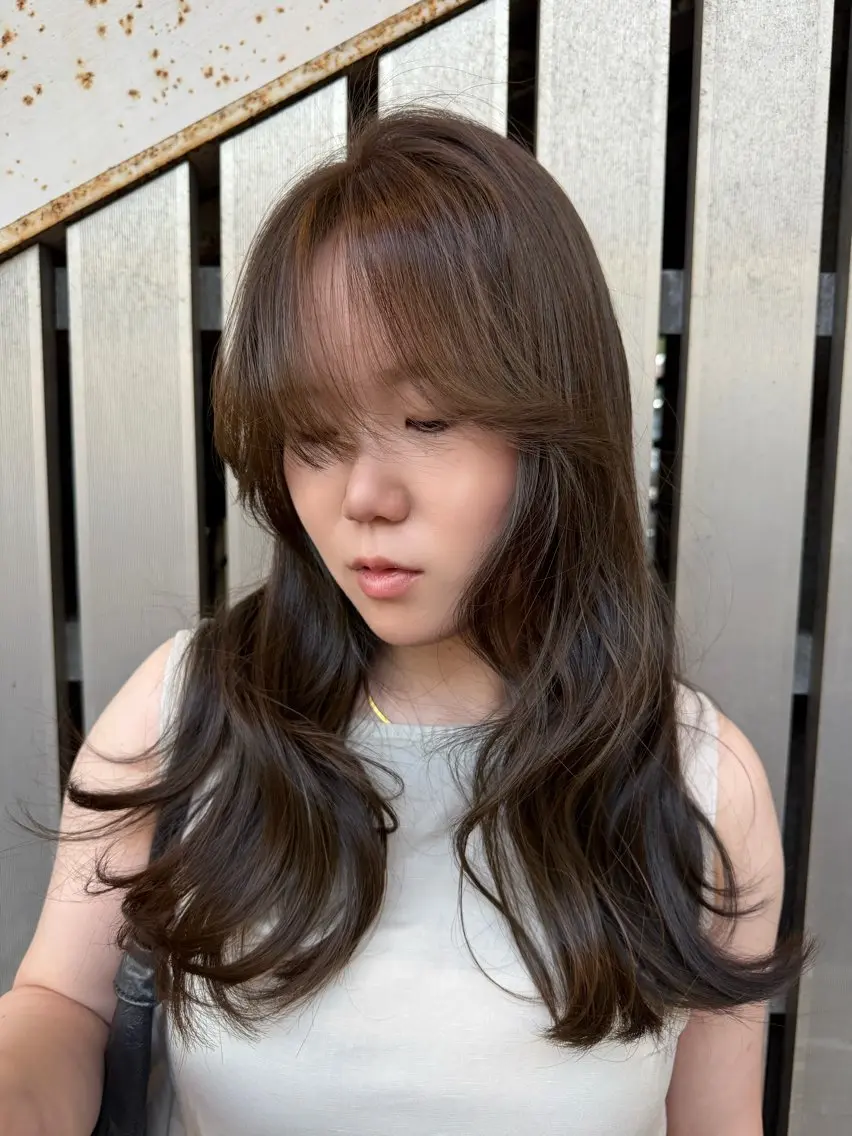 カラー ahu伊丹店 はるかのヘアスタイル