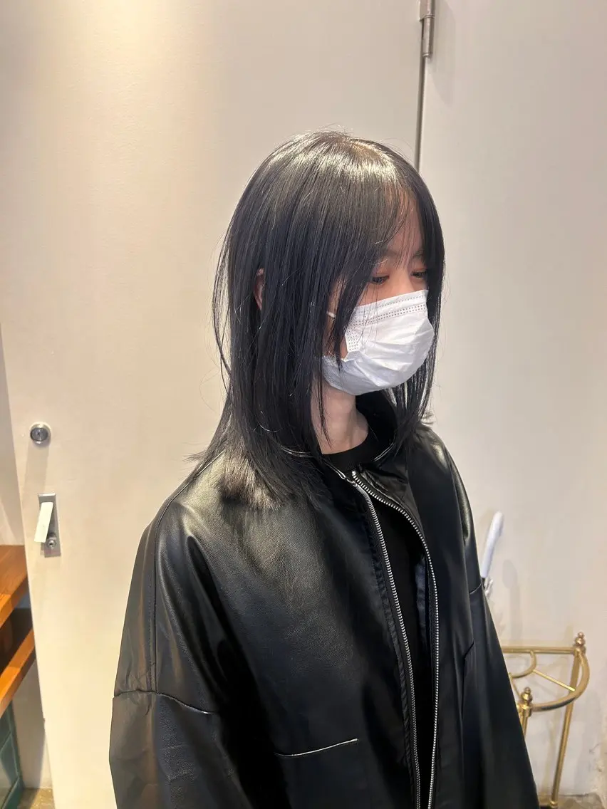 ミディアム カラー カット ヘアカラー ナチュラル大人っぽい スタイル　MAORIのヘアスタイル