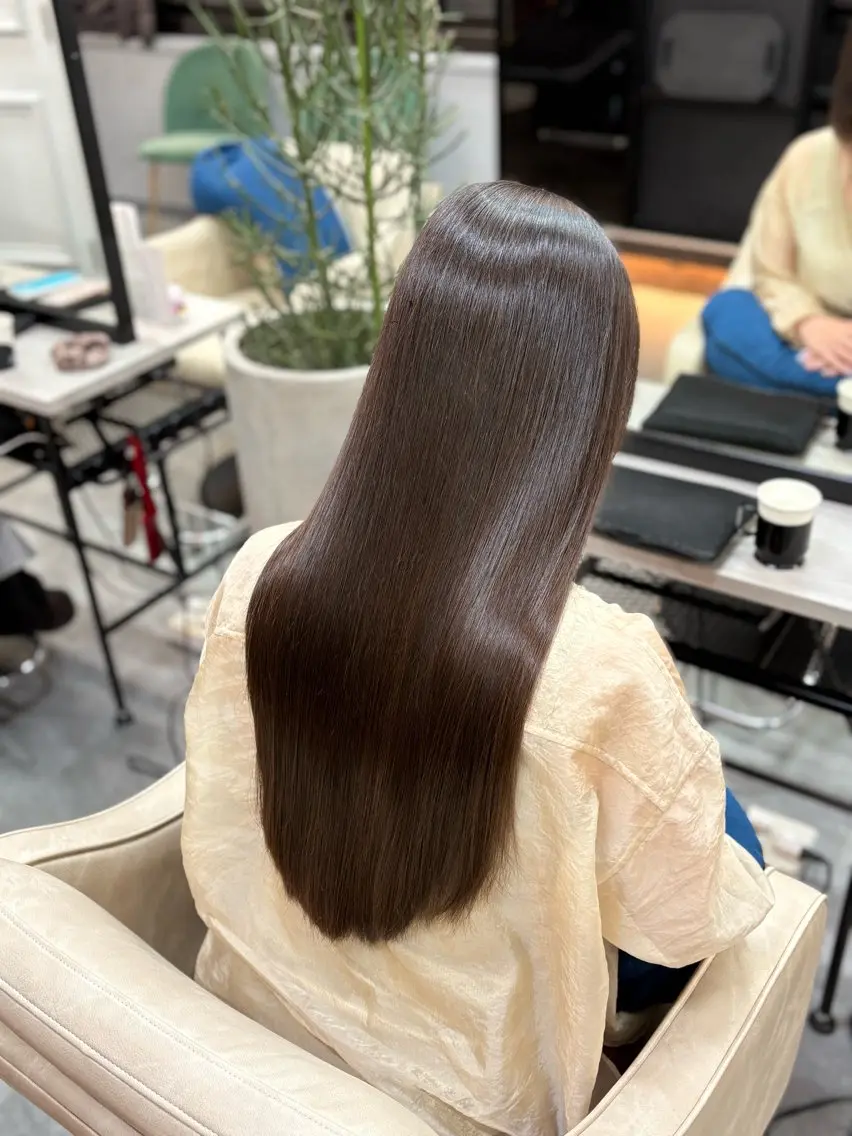 ロング 髪質改善 トリートメント トリートメント 荻野 葵のヘアスタイル