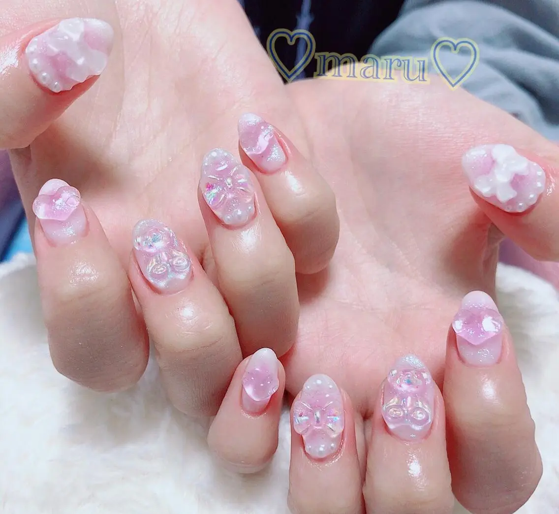 ネイル ハンドネイル フットネイル まるみ♡7/1〜値上 げ致します(>_<)のその他イメージ