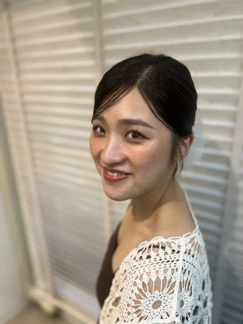 ヘアアレンジ ヘアセット ヘアメイクネイリスト hidemi中目黒のヘアスタイル