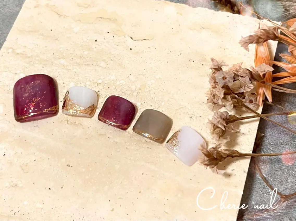 【ご新規様限定♡オフ込み】フット ワンカラーコースの写真