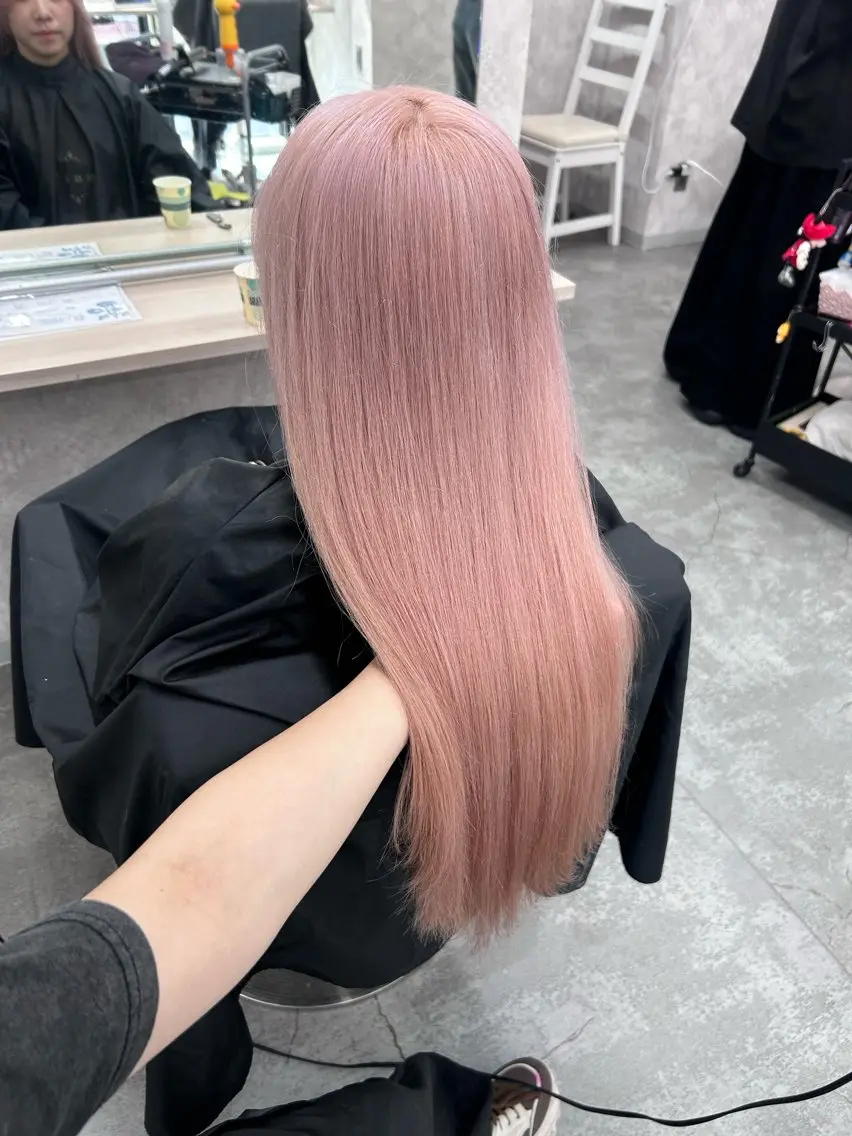 ロング カラー カット ヘアカラー トリートメント 💕ブリーチ/ヘアメ 🎀YUUKAのヘアスタイル
