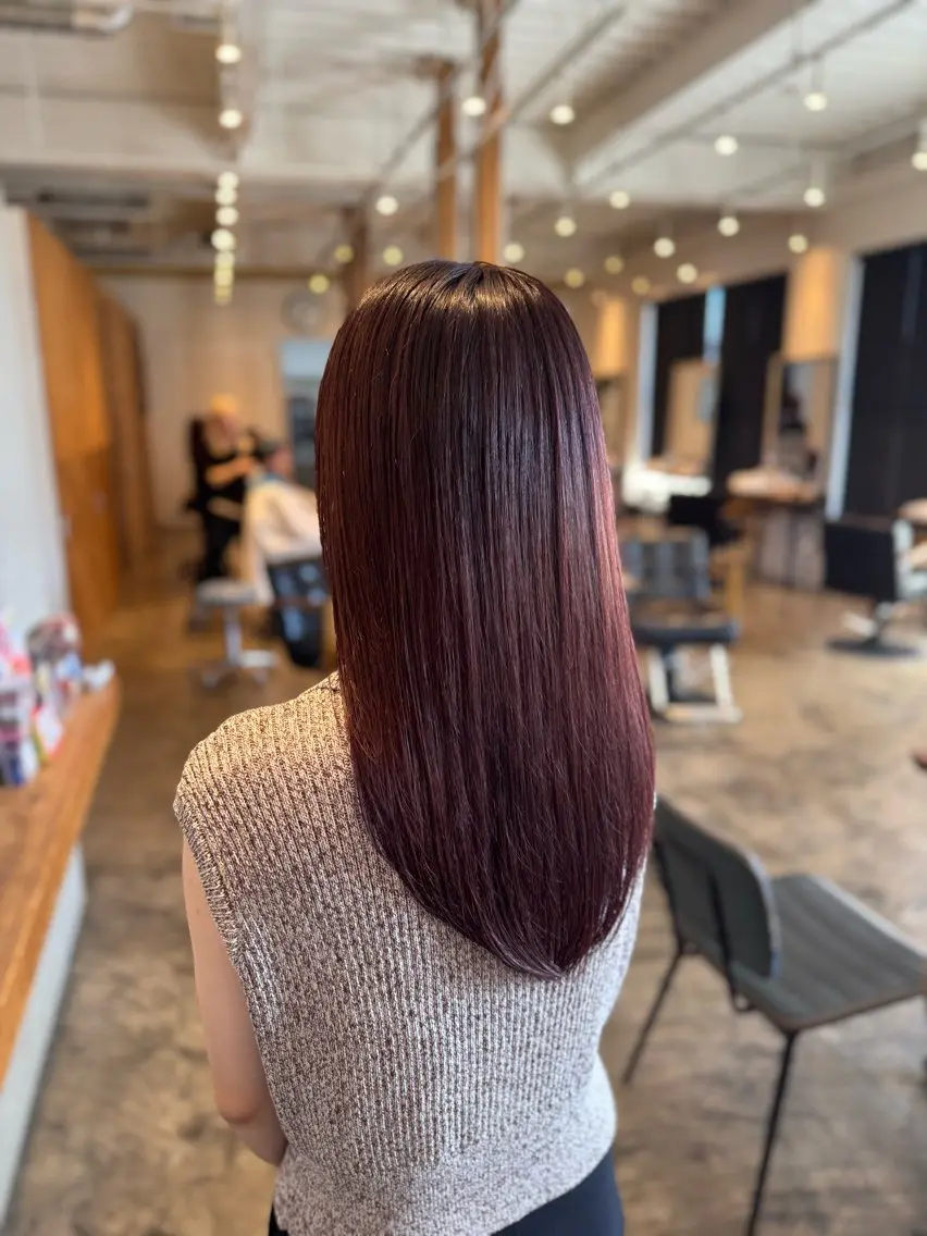 カラー カシス ピンクカラー ヘアカラー ハイトーンカラー特化 🥀KAITO🥀のヘアスタイル