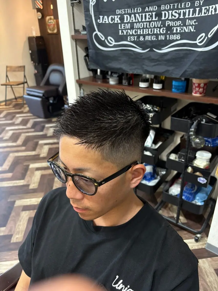 ショート カット ヘアセット 師玉 功一のヘアスタイル