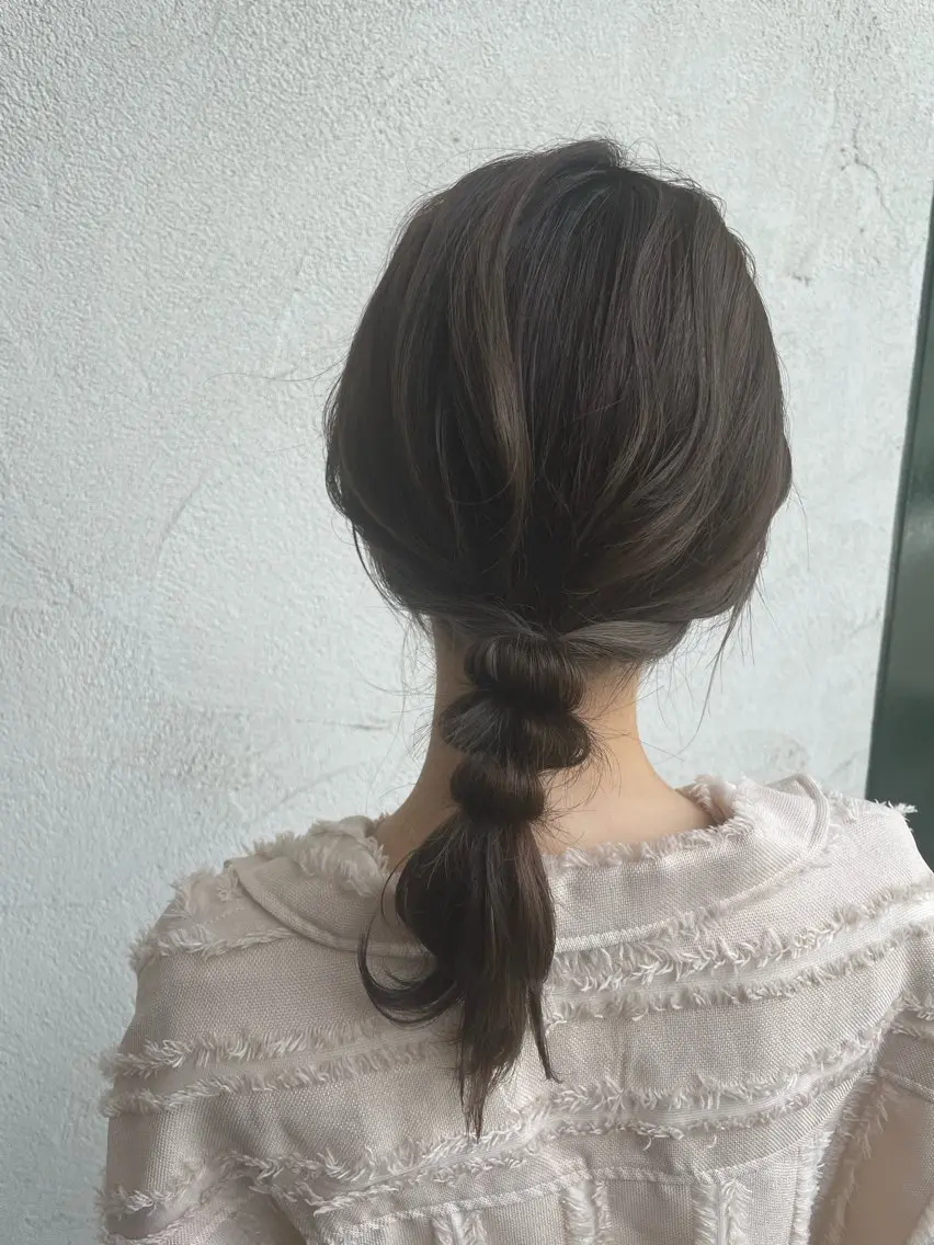 ミディアム ヘアアレンジ 山下 襟華のヘアスタイル