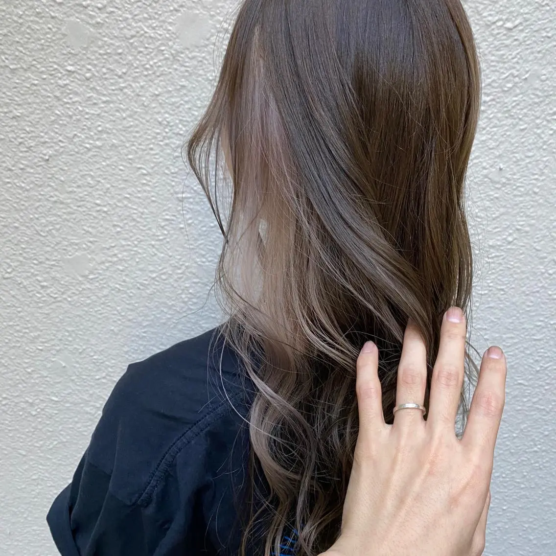ロング カラー ベージュカラー インナーカラー ミント ミントベージュ 👑髪質改善の匠👑 サンジョウ ユウキのヘアスタイル
