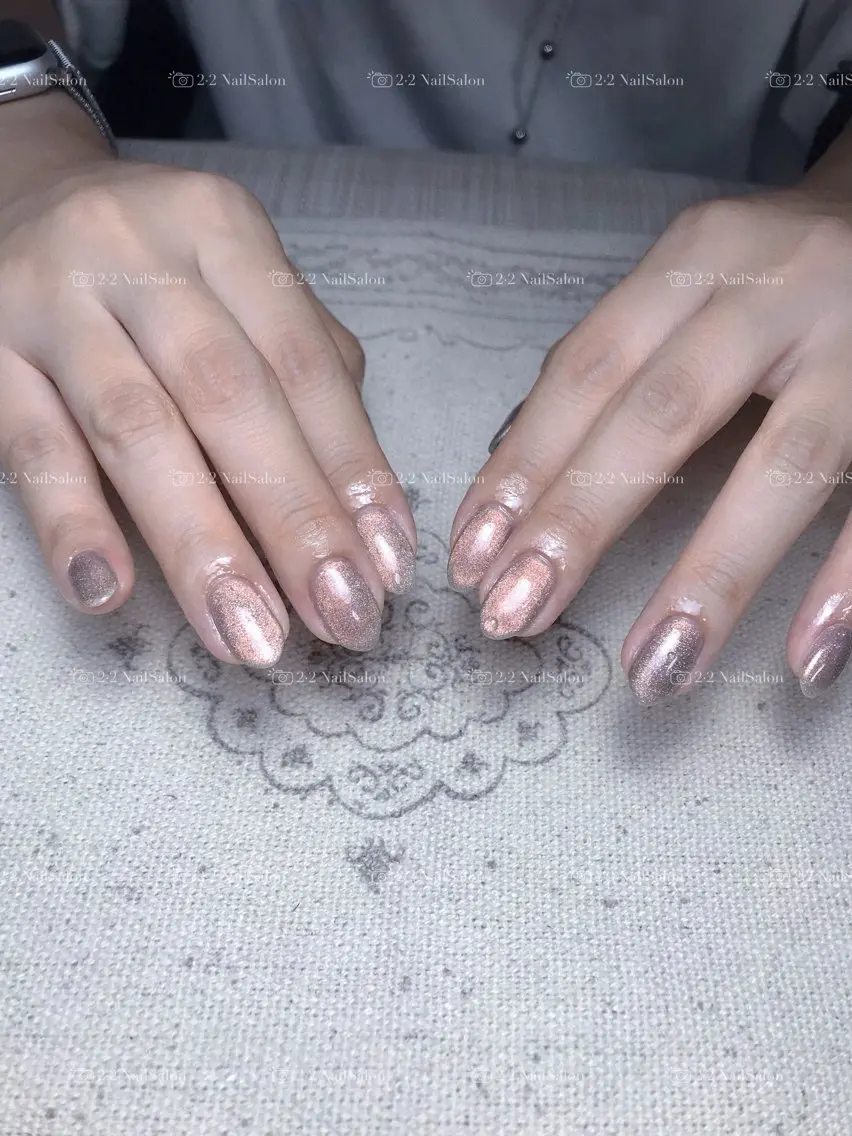 ネイル ハンドネイル 🦋y y Nail 🤍のネイルデザイン