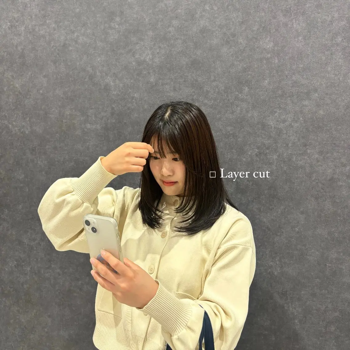 ショート 韓国風ヘア レイヤーカット miho 【HAIR774】のヘアスタイル