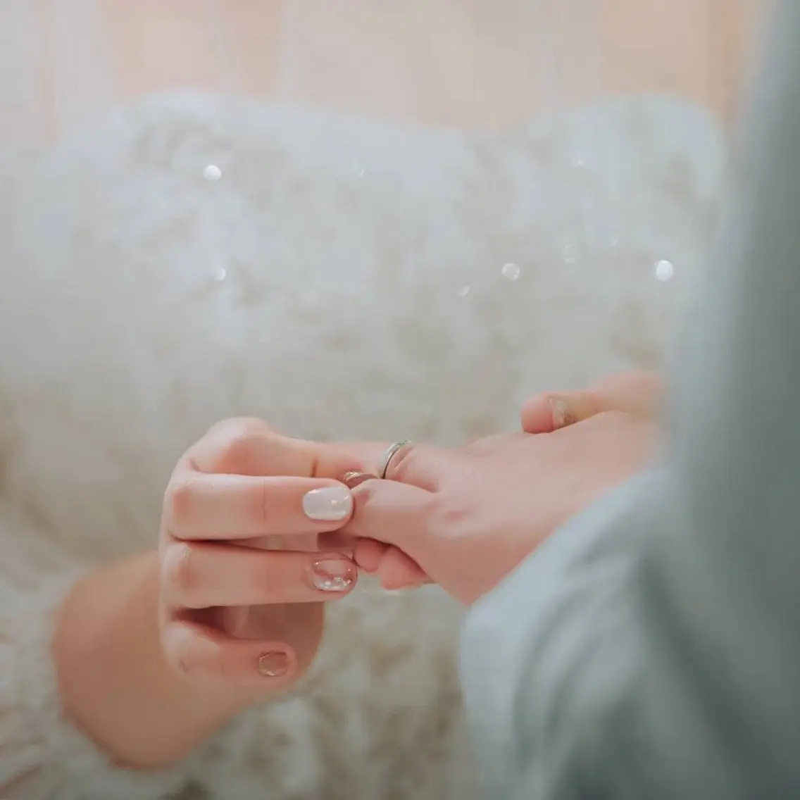 ブライダルネイル💒💅【オフ込・ケア込】の写真
