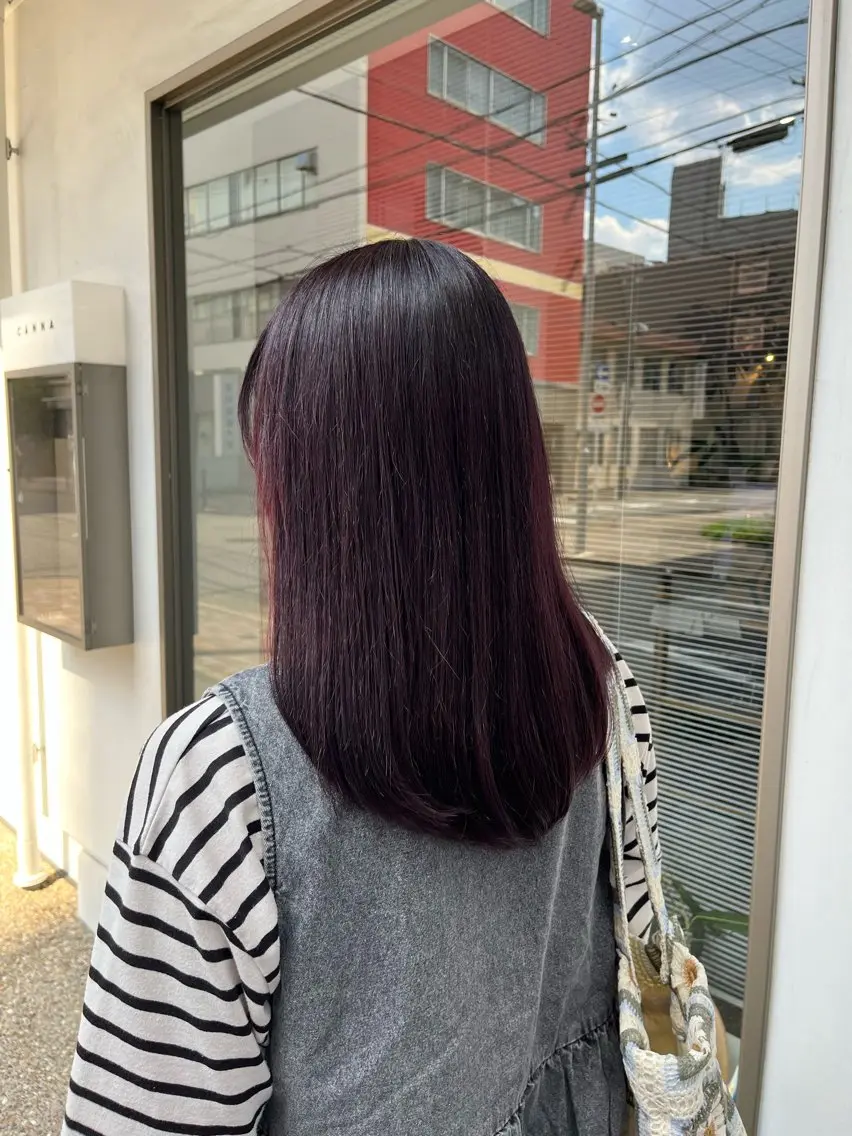 カラー ラベンダーカラー ヘアカラー 透明感カラー/ 似合わせ/chikaのヘアスタイル