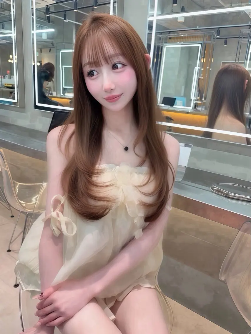 ロング カラー ヘアアレンジ カット ヘアカラー トリートメント 【博多髪質改善】 吉村　清志のヘアスタイル