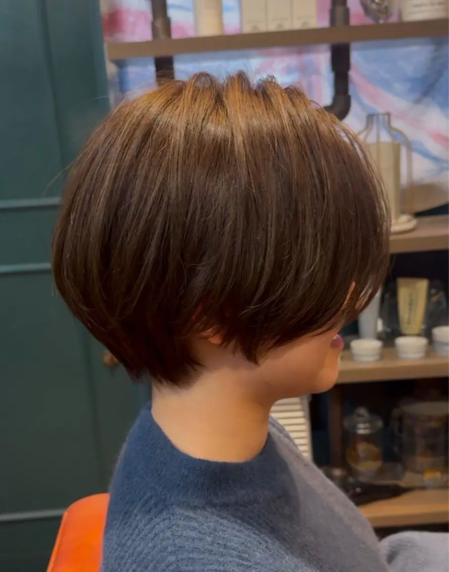ショート カラー ヘアアレンジ カット ヘアカラー トリートメント 金子 富士のヘアスタイル
