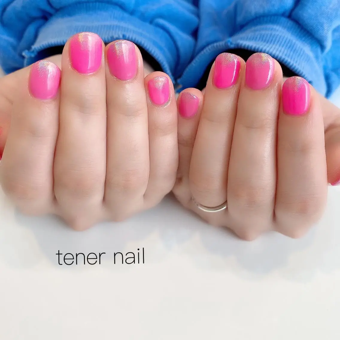 ネイル グラデーション ピンク テネルネイル tener nailのネイルデザイン