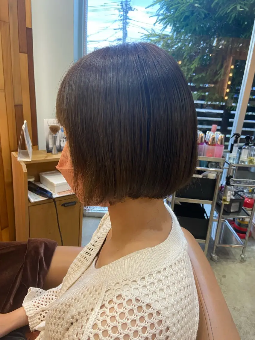 ショート 髙橋紋菜🍏 イオンモール名取2階のヘアスタイル