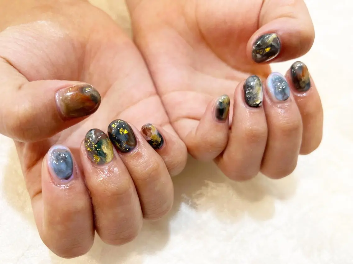 ネイル ニュアンスネイル nailist yuiのネイルデザイン