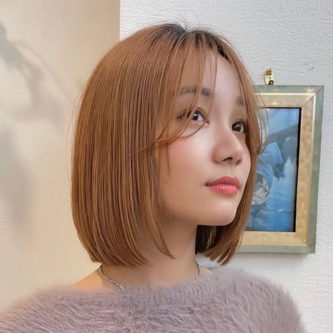 ❤️🔥ホットペッパー人気No1❣️ボブカット+ケア縮毛矯正+内部補修トリートメントの写真