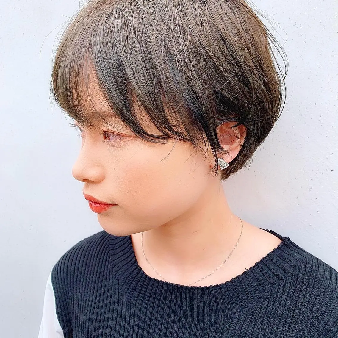 ショート カラー 中川 竜誠のヘアスタイル