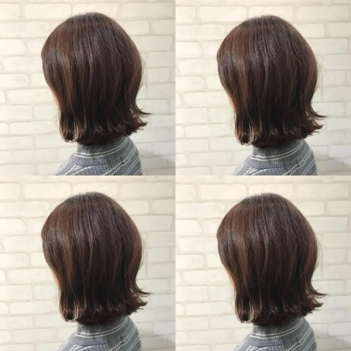 ミディアム カラー 金沢 広美のヘアスタイル