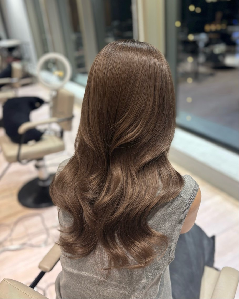 ロング カラー カット ヘアカラー トリートメント 🎀韓国ヘア🎀 高橋 凜羽のヘアスタイル