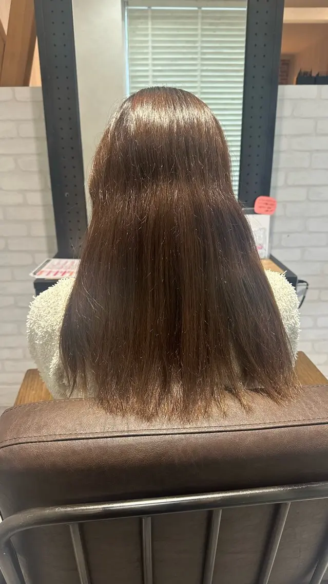 ロング 縮毛矯正 松本 羅華のヘアスタイル