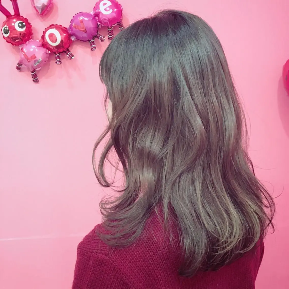 セミロング カラー グラデーションカラー LiNA🌿藤原 茉莉花のマツエク・マツパデザイン