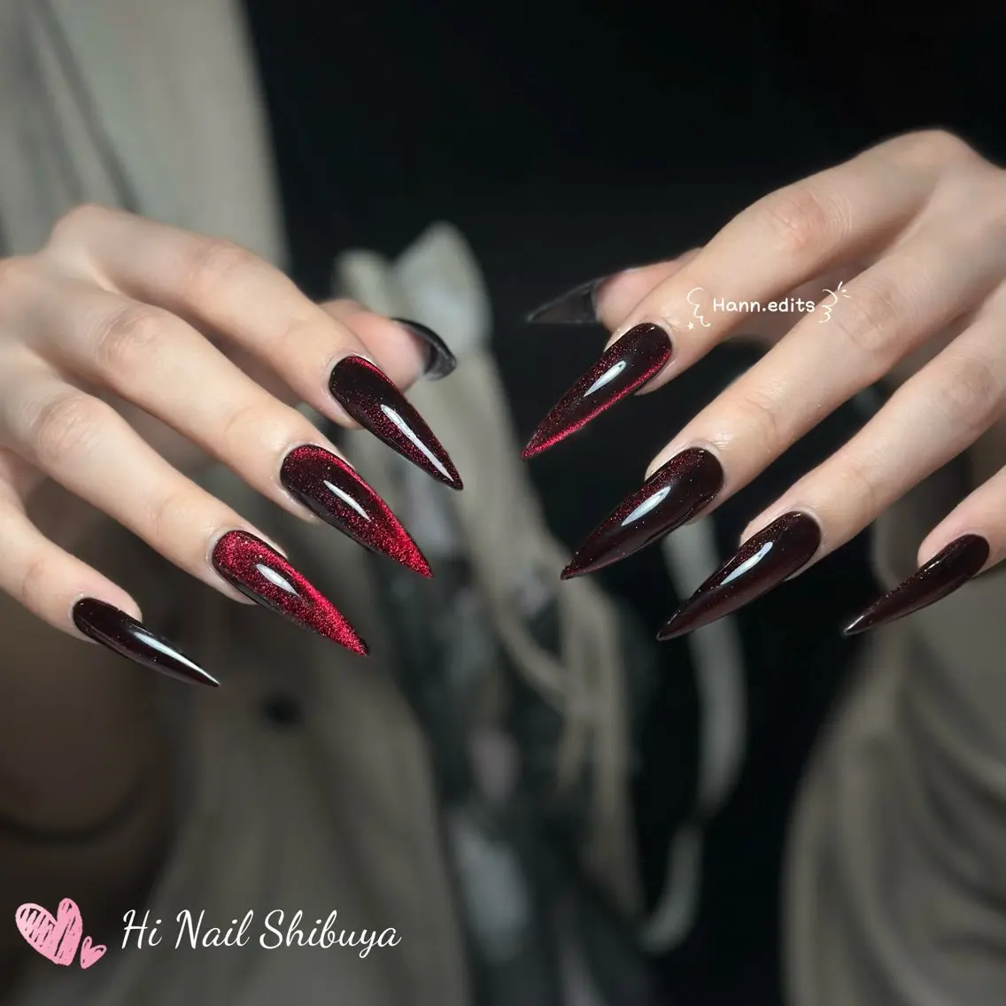 セミロング ハンドネイル Hi Nail Shibuyaのネイルデザイン