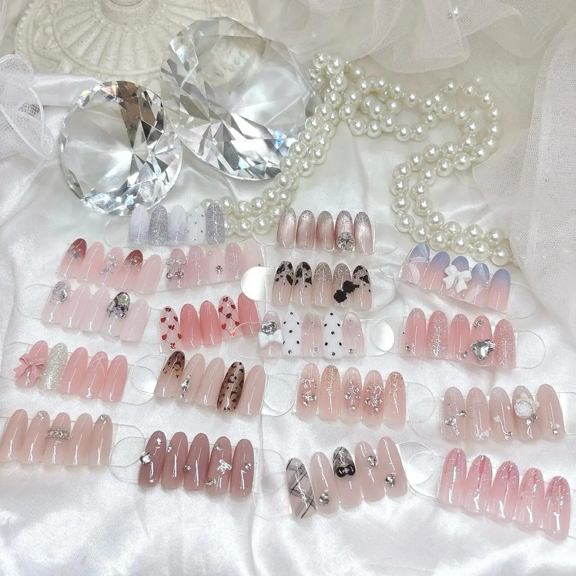 セミロング ハンドネイル Nailsalon Angeのネイルデザイン