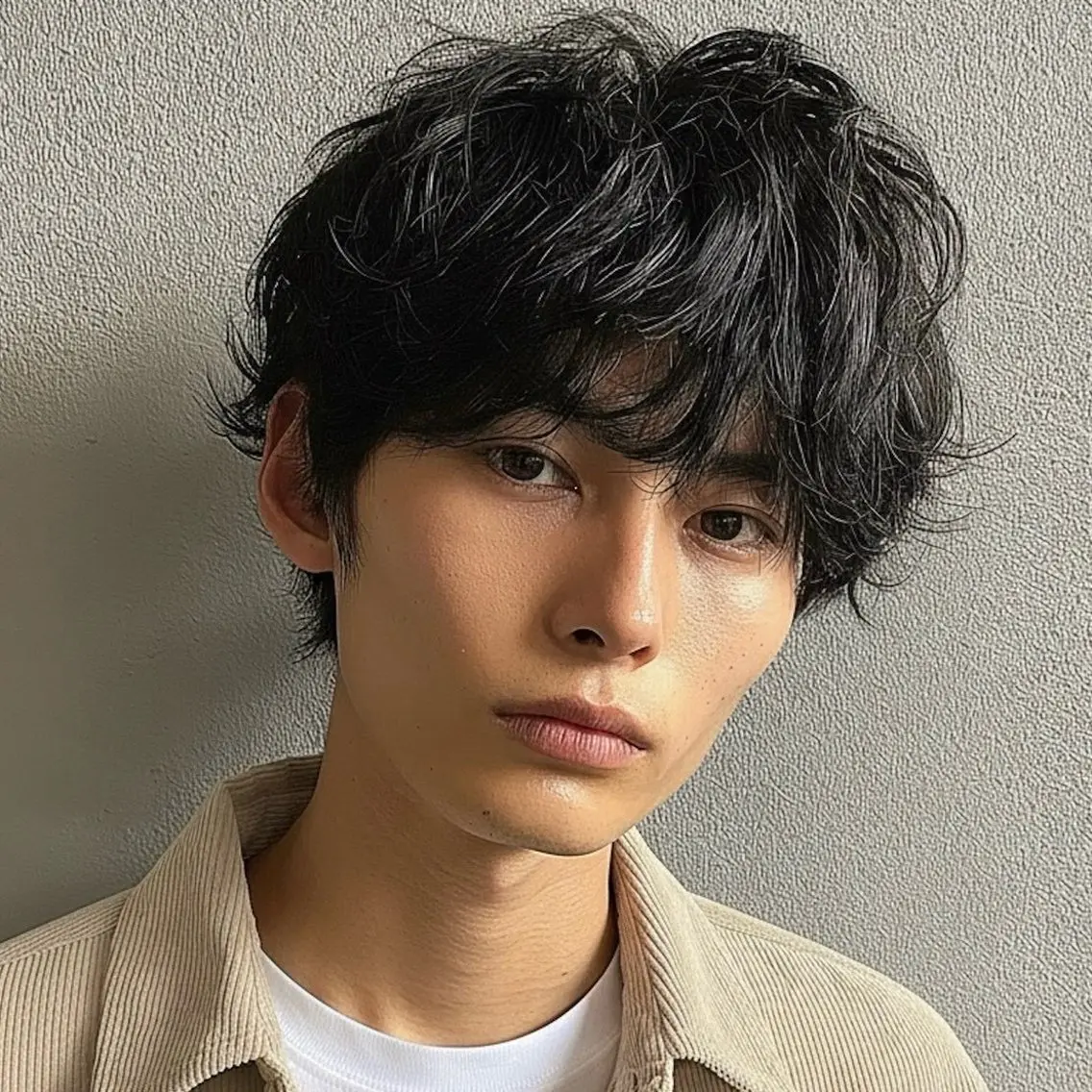 ショート パーマ メンズ カット パーマ 坂上広樹 foto武蔵小杉のヘアスタイル