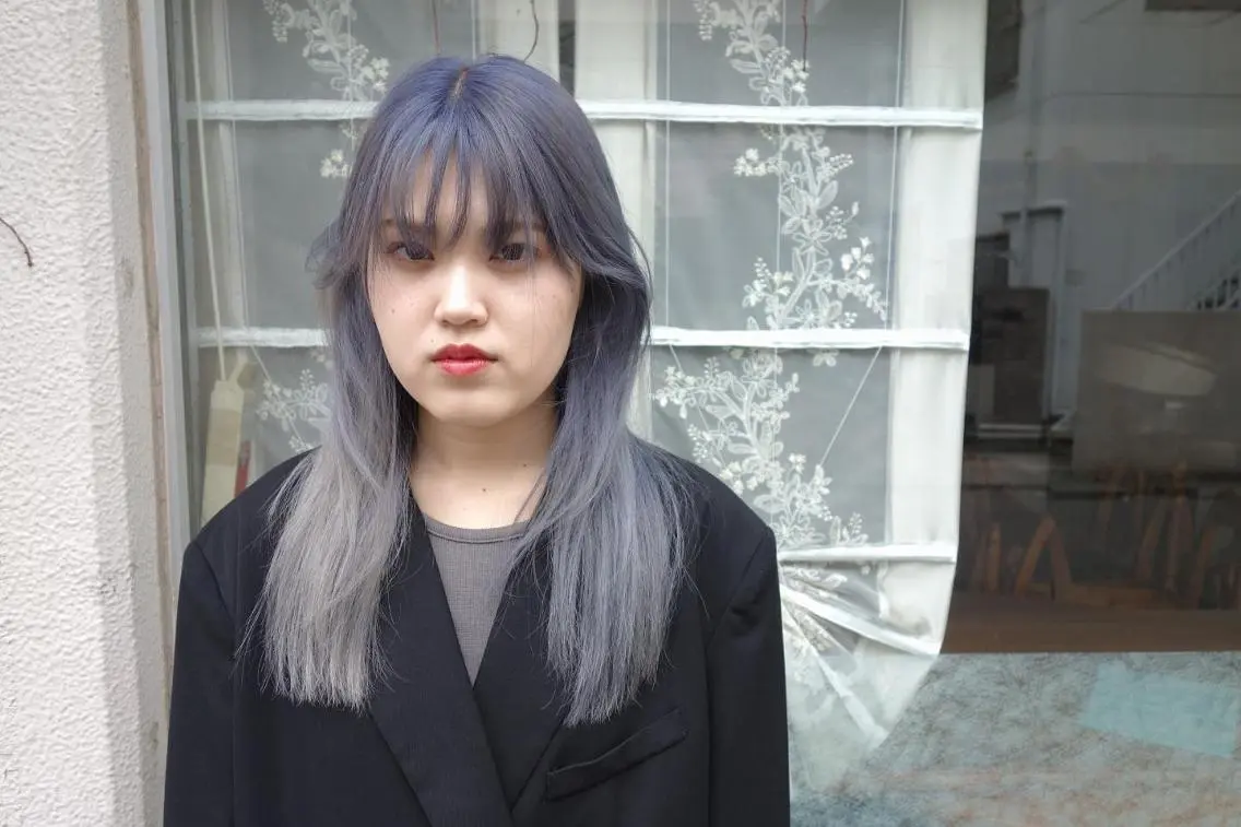 ミディアム カラー パーマ ヘアアレンジ メンズ キッズ ネイル マツエク・マツパ メンズハイトーン ハイトーンカラー 🫧垢抜けヘア🫧 SHIORIのヘアスタイル