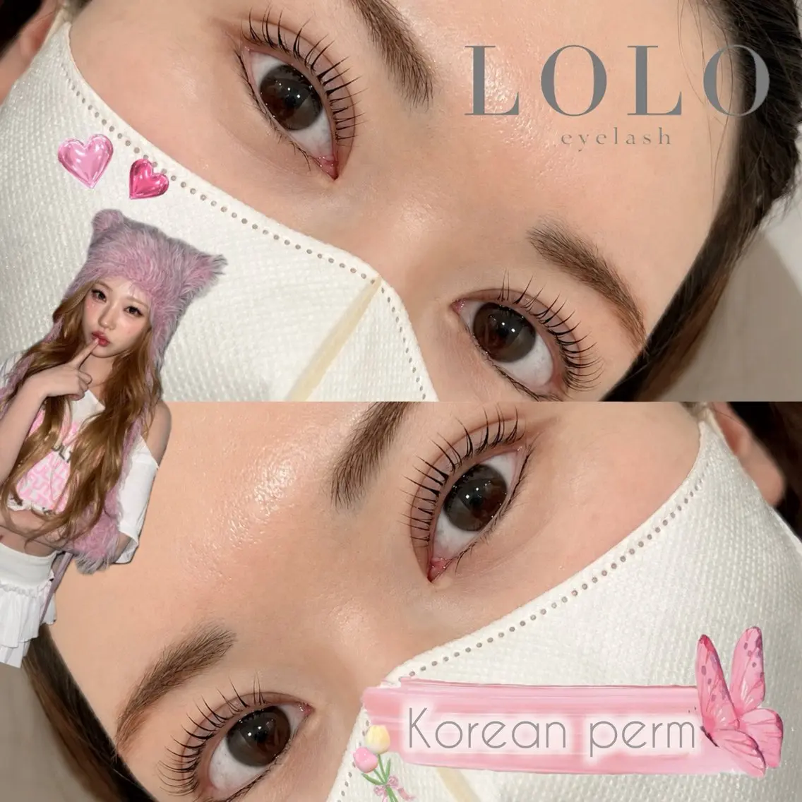 マツエク・マツパ 韓国風マツエク 🎀LOLO 河原町店‎🤍のマツエク・マツパデザイン