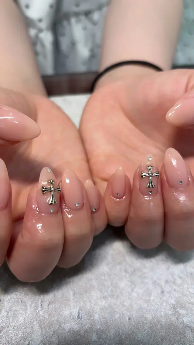 ネイル ストーンネイル ハンドネイル Lico Ryoのネイルデザイン