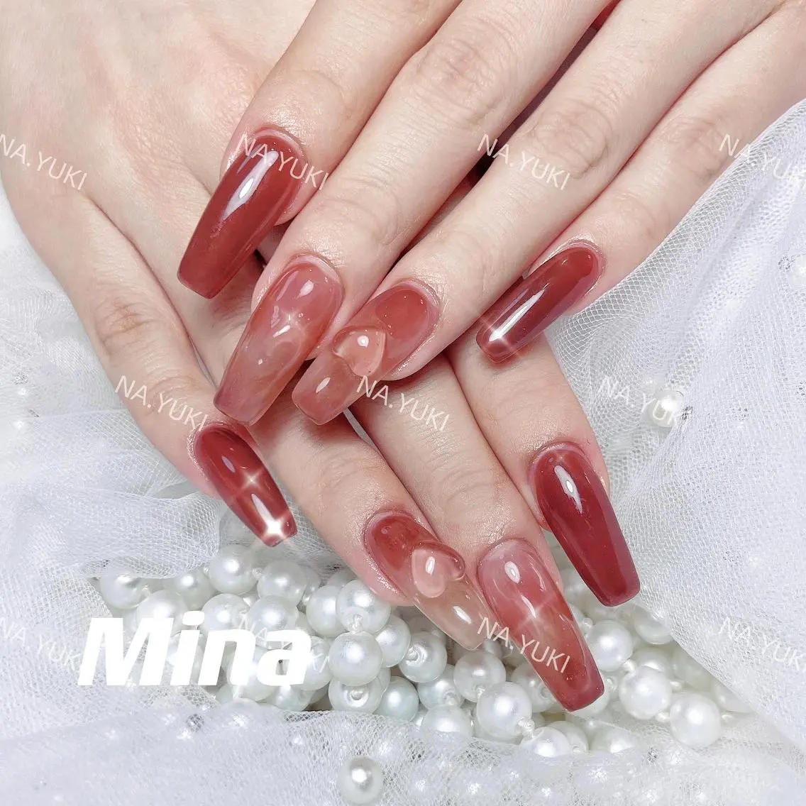 ネイル ハンドネイル ハンドケア YUKI 💗 渋谷店のネイルデザイン