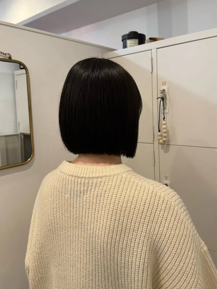 ショート カラー 透明感カラー ボブ yutaka/透明感 カラー/髪質改善🤎のヘアスタイル