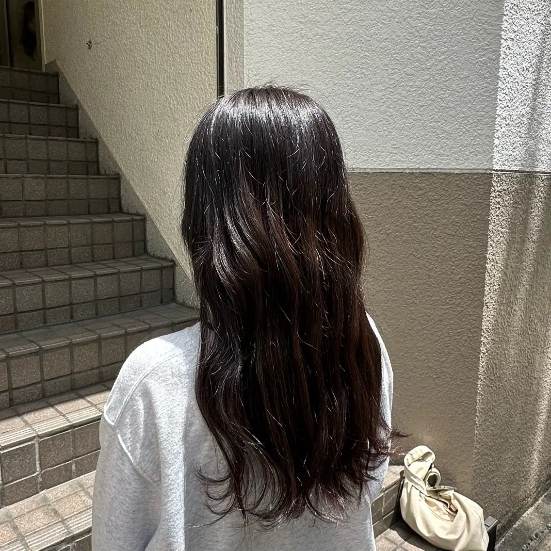 ロング カラー 田中 汰知のヘアスタイル