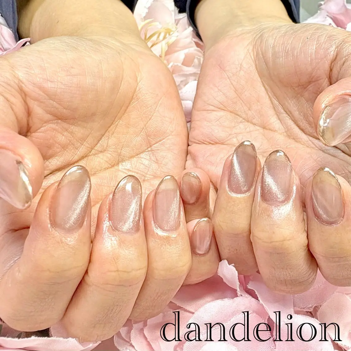 ネイル ハンドネイル ハンドケア dandelion ダンデライオンのネイルデザイン