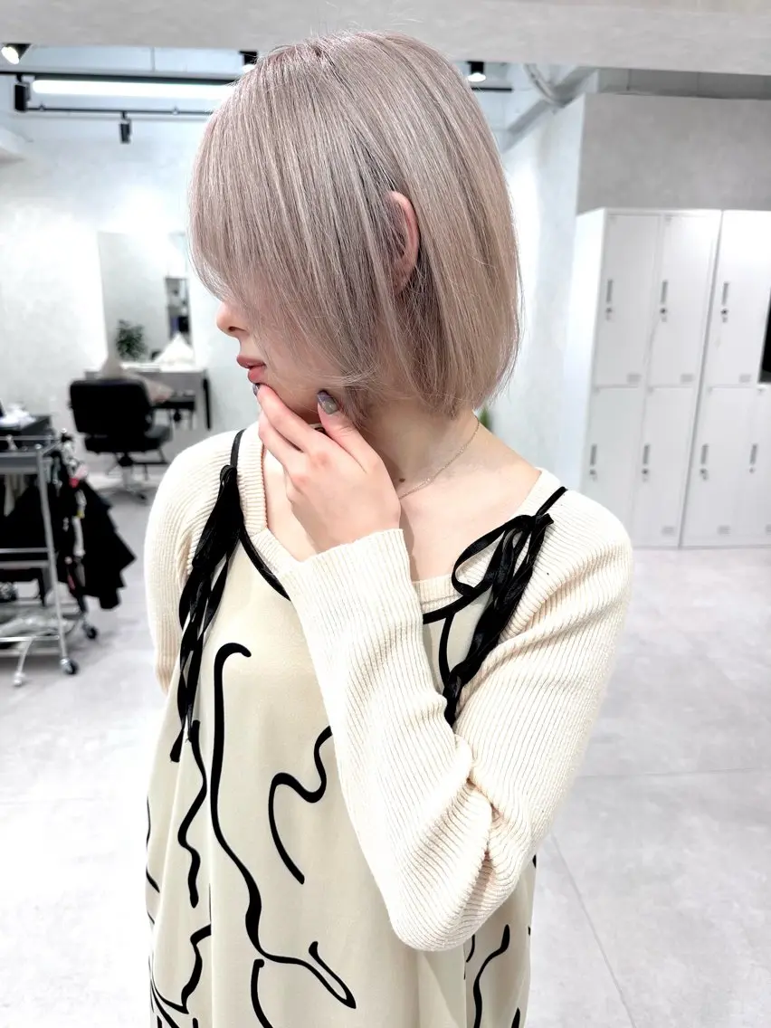 ショート ヘアカラー トリートメント 💎lino _by _ACNE💎 🧸のヘアスタイル