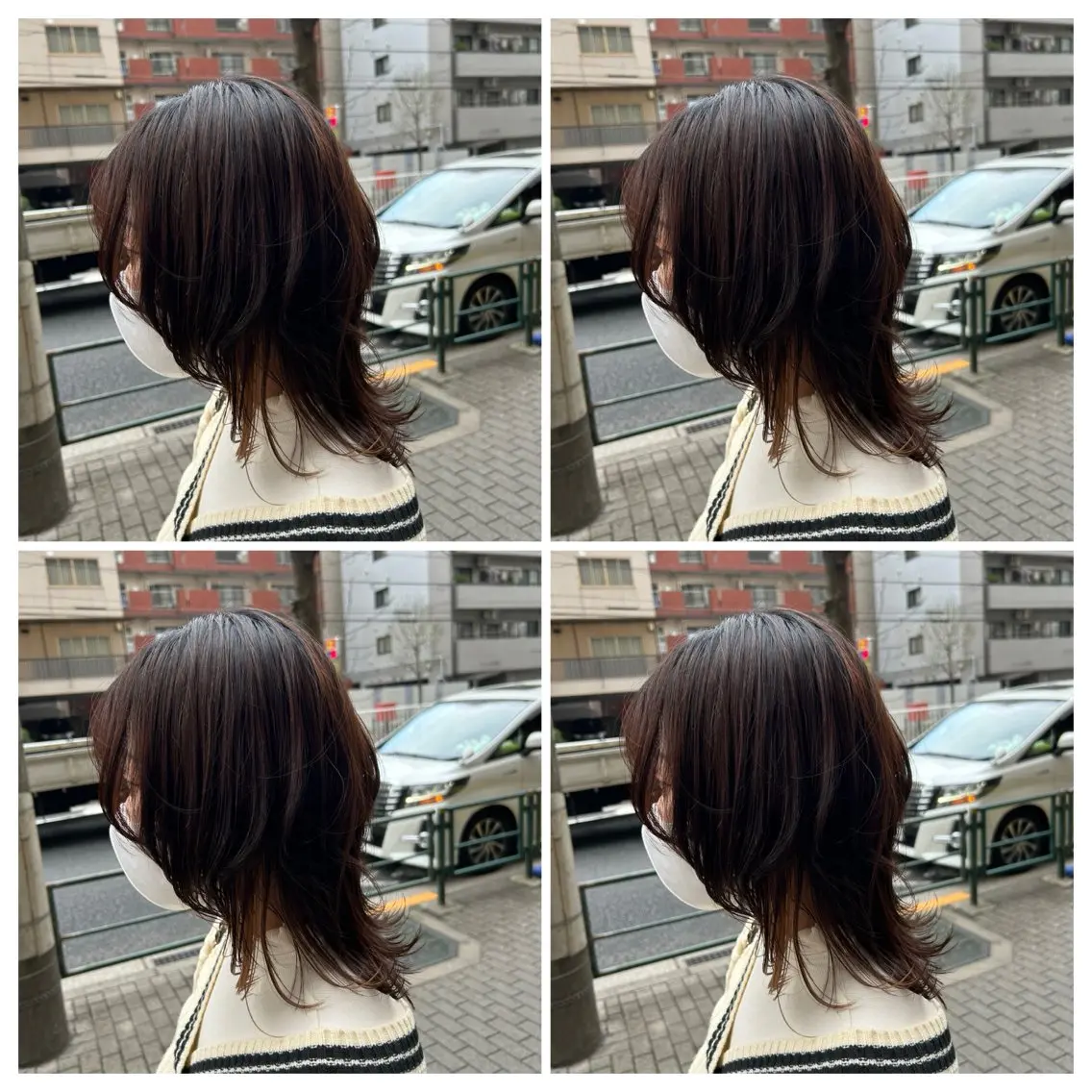 セミロング 髪質改善/艶カラー ⚡️コメス/錦糸町のヘアスタイル
