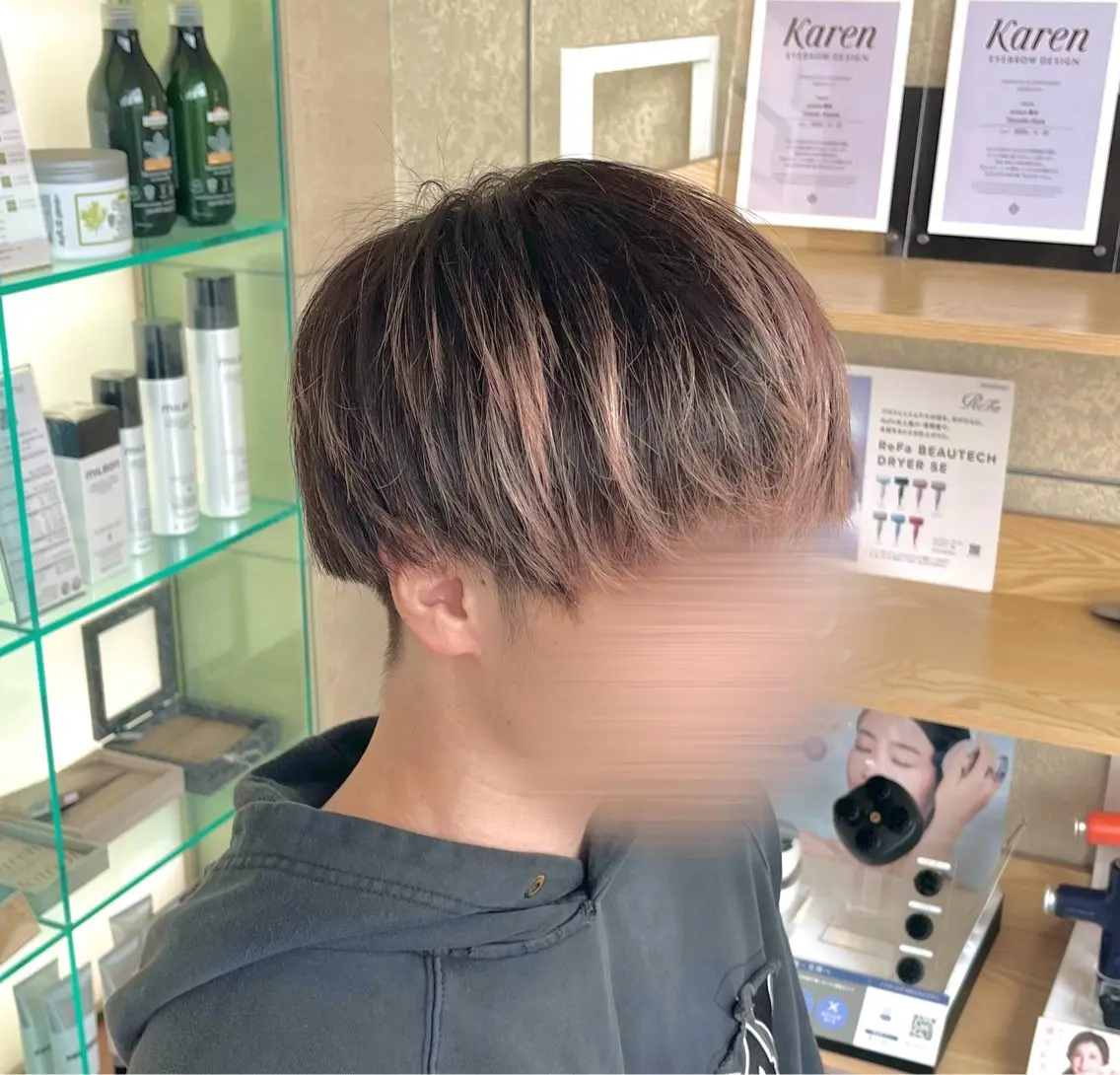 カラー メンズ カット ヘアカラー 🫧透明感 ×艶🫧 吉田 陽菜のヘアスタイル