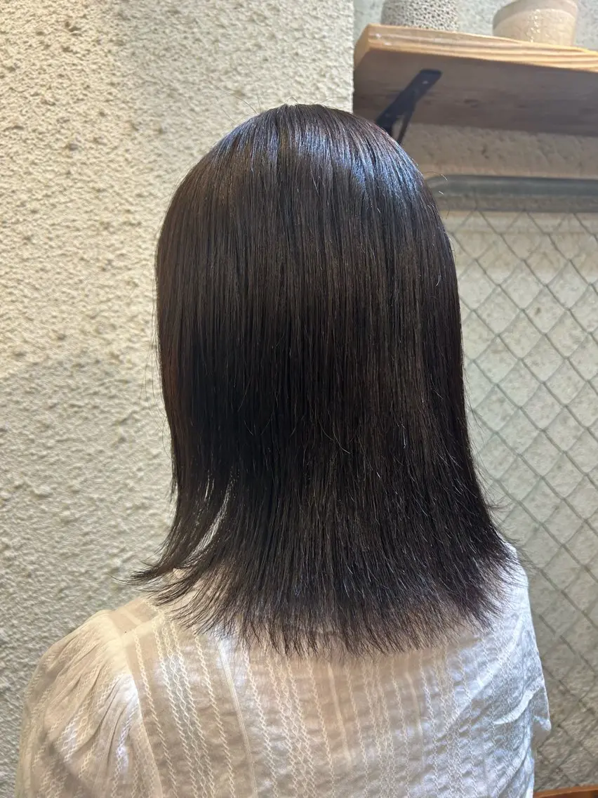 ミディアム カラー 🤡暖色ウルフ 🤡みさきのヘアスタイル