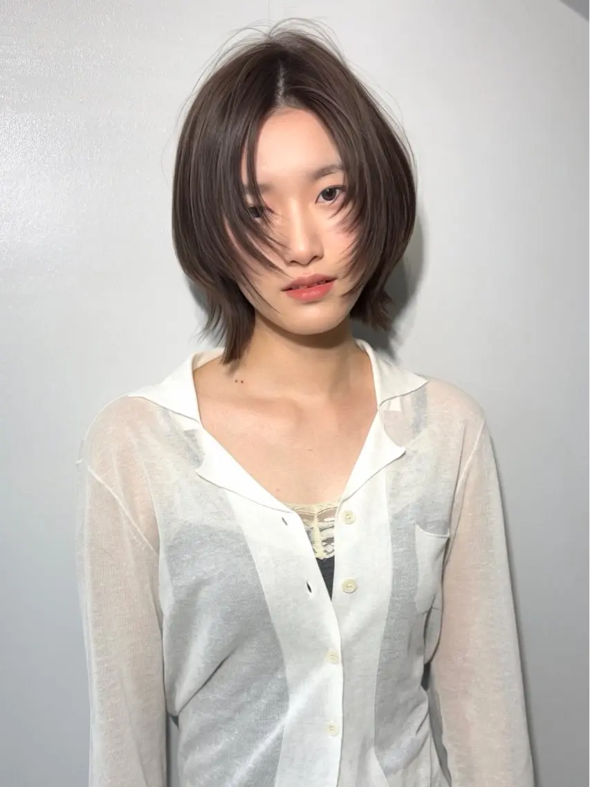 ショート 似合わせ顔まわり/ レイヤーKOUGAのヘアスタイル