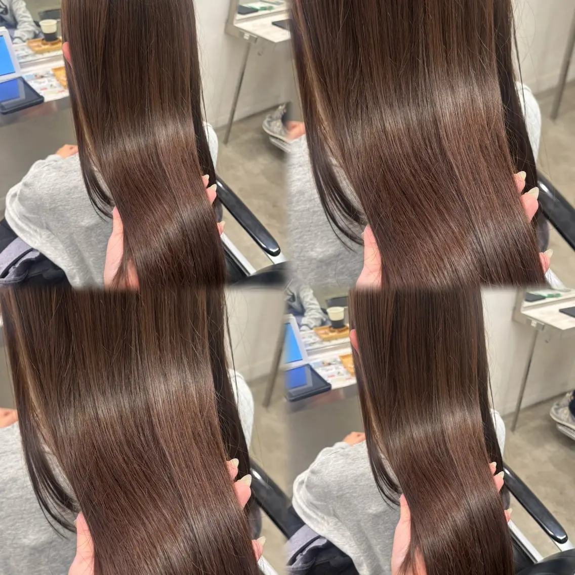 ロング カラー カット ヘアカラー 韓国ヘア🇰🇷 HINAのマツエク・マツパデザイン