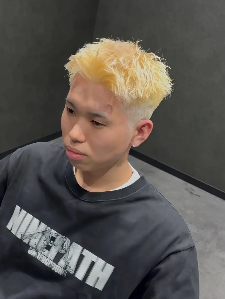 ショート カラー メンズ HINA ちゃんのヘアスタイル