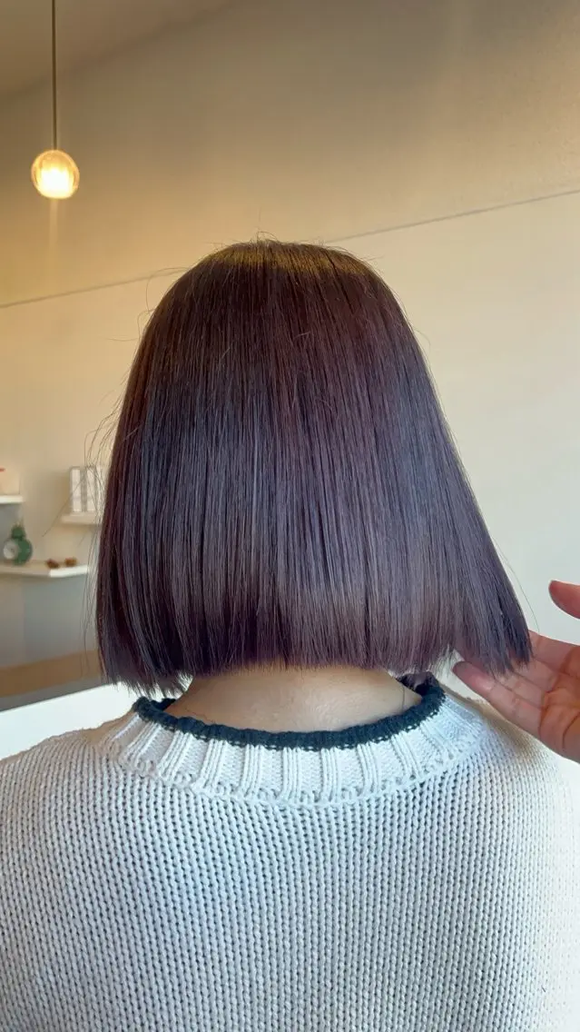ショート ボブ 髪質改善 豊橋駅前/池田こうき /美髪矯正/髪質改善のヘアスタイル