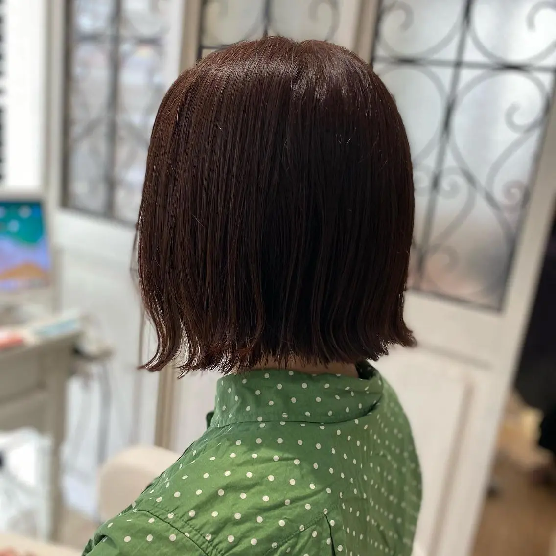 ショート カラー パーマ ヘアアレンジ メンズ キッズ ネイル マツエク・マツパ ✂︎ショート、ボブ、 レイヤー🩵YUMIのヘアスタイル
