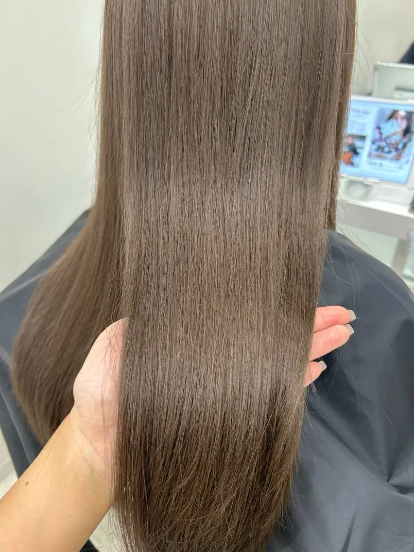 ロング カラー カット ヘアカラー トリートメント ダブルカラー髪質改善 /Annaのヘアスタイル