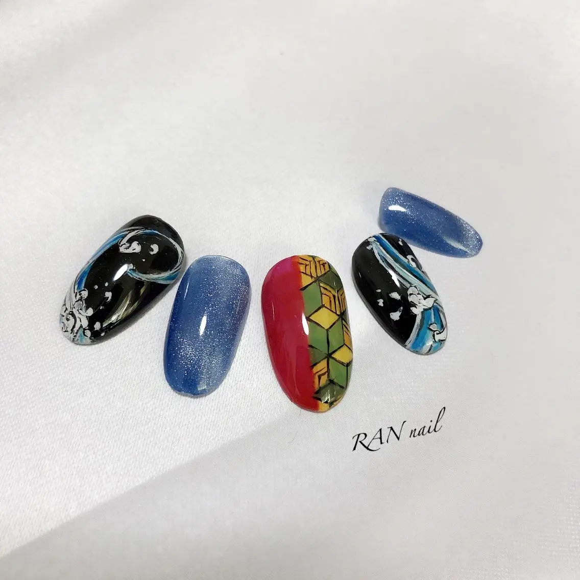 ネイル 冬ネイル ハンドネイル フットネイル RAN nailのネイルデザイン