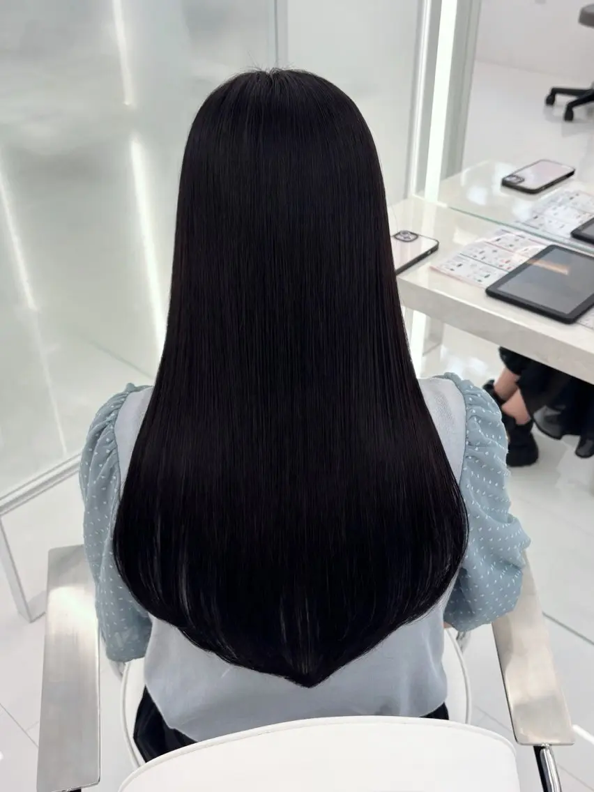 ロング カラー ヘアカラー 韓国╱似合わせカラー 🤍𝑌𝑈𝑁𝐴のヘアスタイル